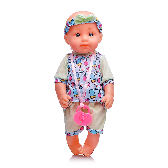 Пупс L-2408A "Полина" (пьет, слезы) с аксессуарами, в коробке