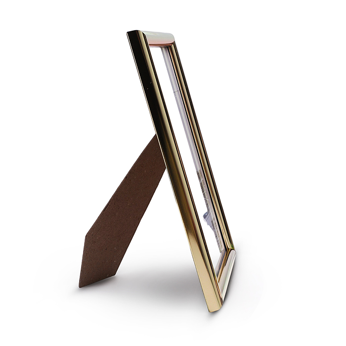 Рамка пластиковая  15x21 см, формат A5, серия 1 (багет 14 x 14 мм) стекло, задняя панель - 