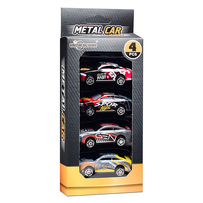 Набор машин KZ957-125 "Супер-команда" метелл, в коробке