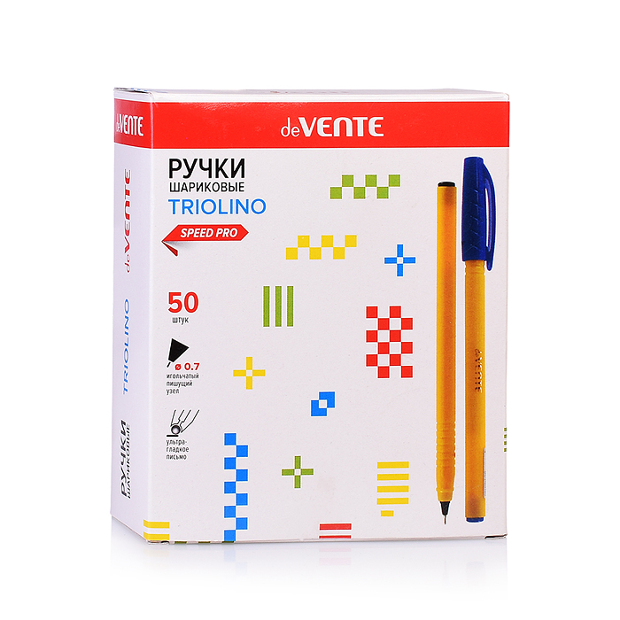 Ручка шариковая "Triolino Sun" серия Speed Pro, d=0,7 мм, ультра гладкое письмо, масленные чернила