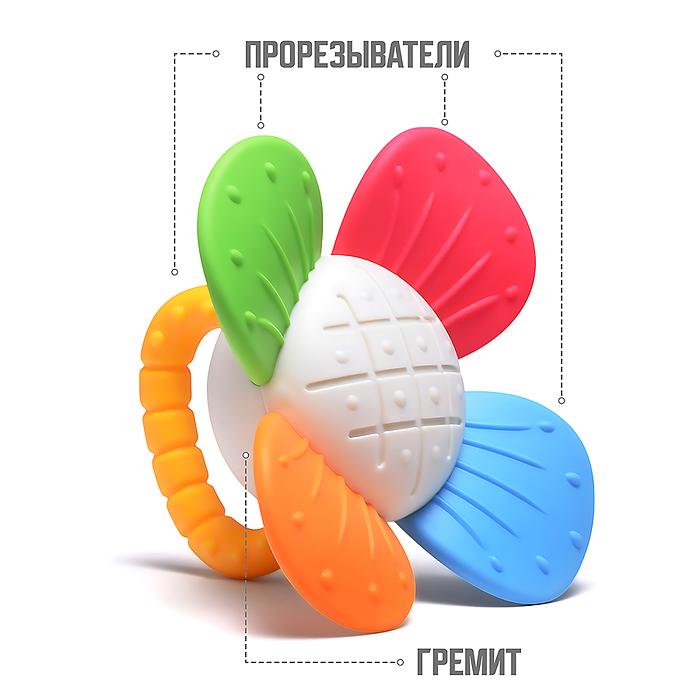 Набор погремушек Y0109 "Добрые игрушки" в пакете