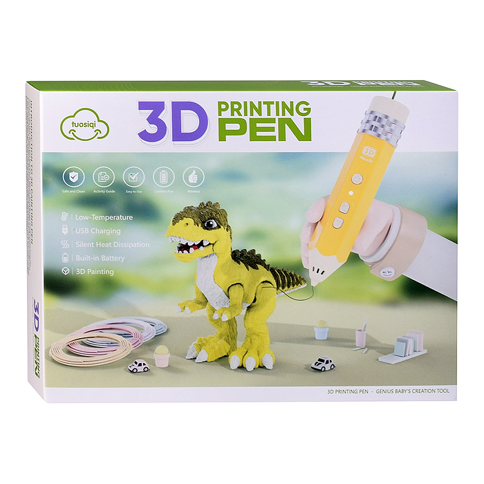 Набор для рисования T66-39A "Динозавр" с 3Д ручкой, в коробке