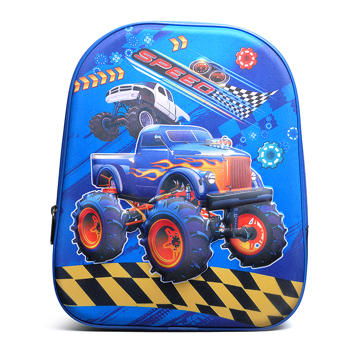 Рюкзак детский "Авто" 31.5x26x10 см, 1 отделение, ОПП-упаковка