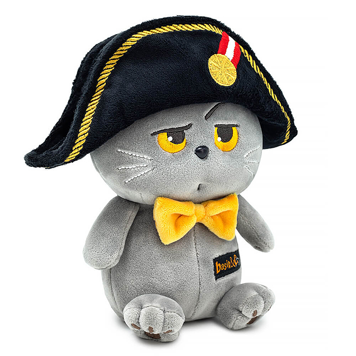 Кот Басик "Наполеон" 16 см