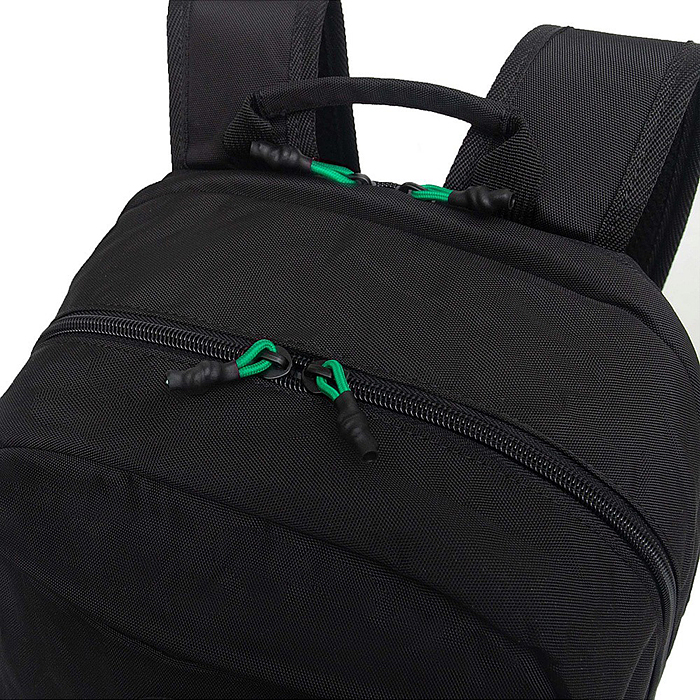 Рюкзак (/2 черный - зеленый)