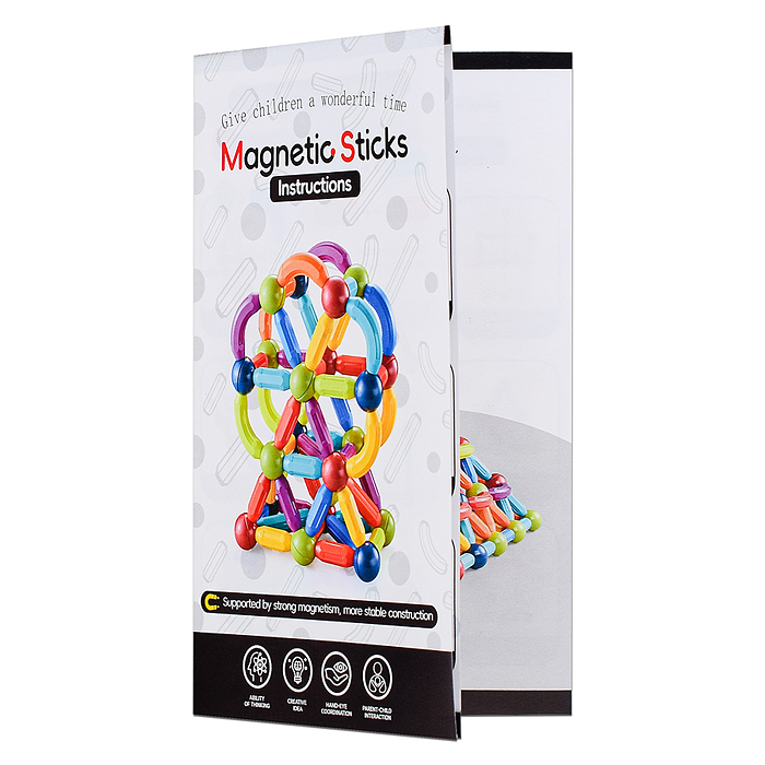 Конструктор 7488 "Магнитные друзья" (магнитный, 138 дет.) в коробке