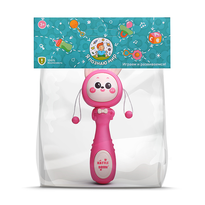 Погремушка Y0210 "Кролик" в пакете