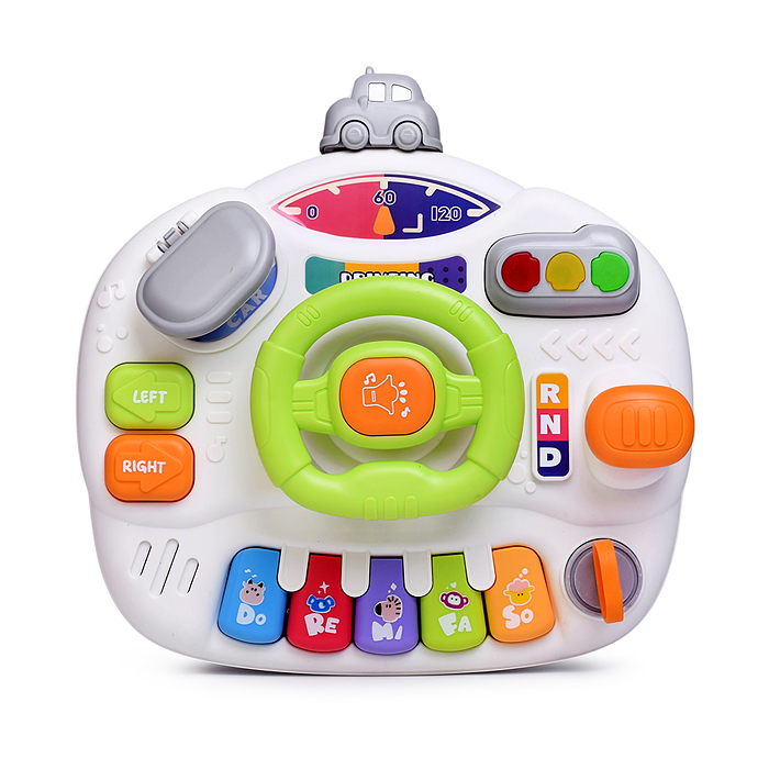 Столик развивающий 368-48H "Веселый руль" свет, звук, в коробке