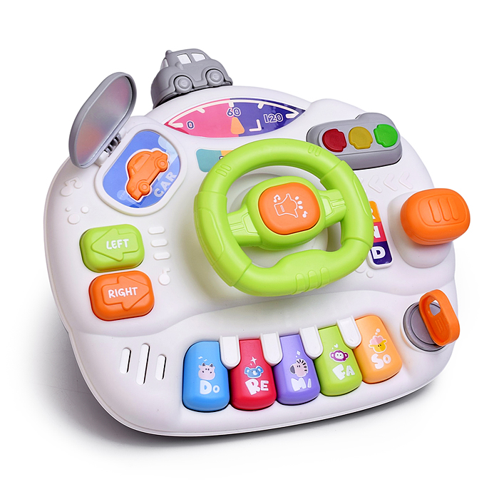 Столик развивающий 368-48H "Веселый руль" свет, звук, в коробке