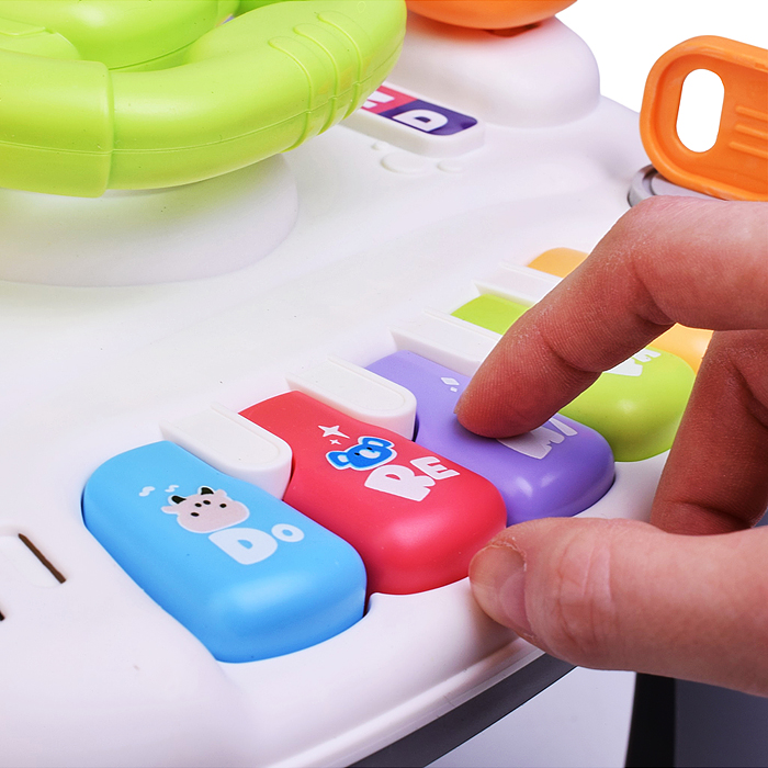 Столик развивающий 368-48H "Веселый руль" свет, звук, в коробке