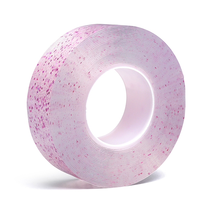 Скотч двусторонний с блестками 2,4 см*5 м