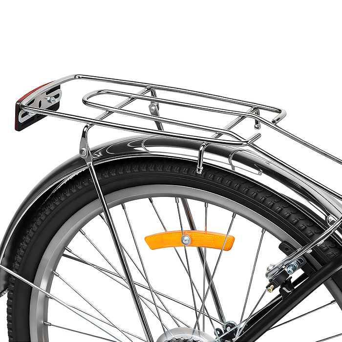 Велосипед 24" Rocket City Fold S 24, цвет черный, размер 16"