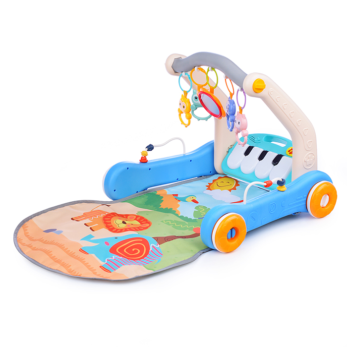 Коврик развивающий 2 в 1 HE0637 "В мире животных" в коробке