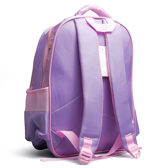 Рюкзак школьный "Принцесса" 41x30x15 см, 3 отделения, 2 кармана, уплотненная спинка, ОПП-упаковка