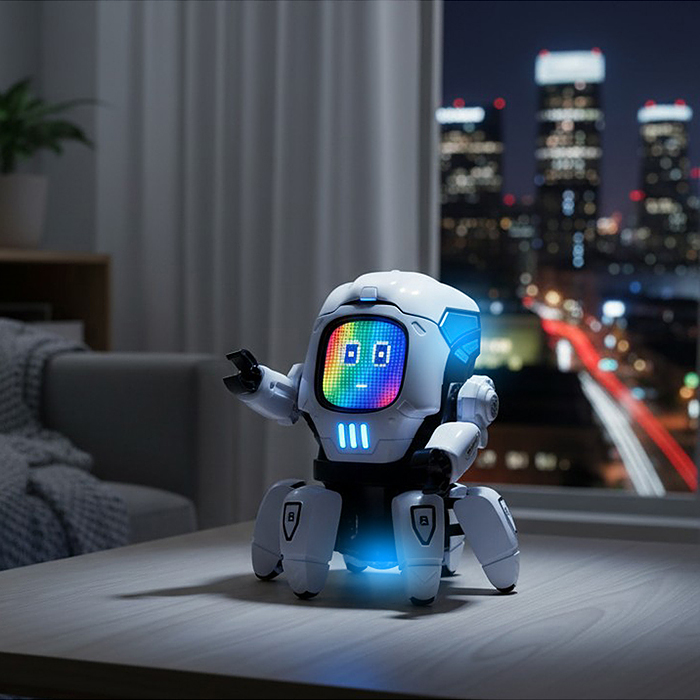 Робот ZR229 "Многоножка" (свет, звук) в коробке 