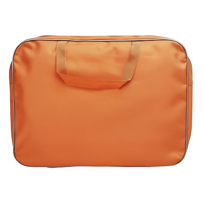 Папка школьника А4 с ручками + твердое дно, широкая, ткань, дизайн 335/260/60 "Авто в городе"