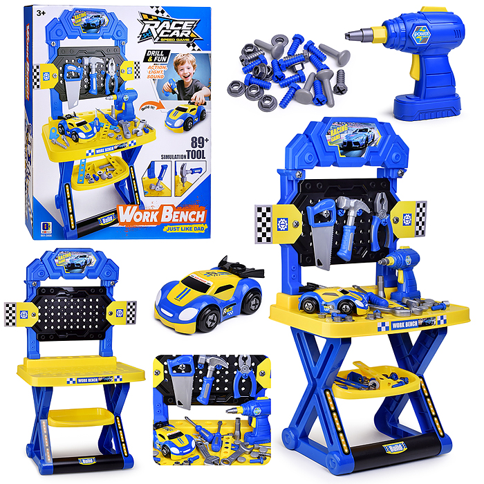 Набор инструментов 661-3008 "Механик" ( цвет синий) в коробке