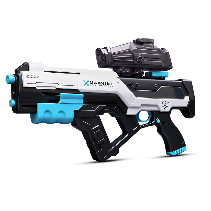 Водное оружие KB1387 "Squid Squad" в коробке (цвет бело-голубой)