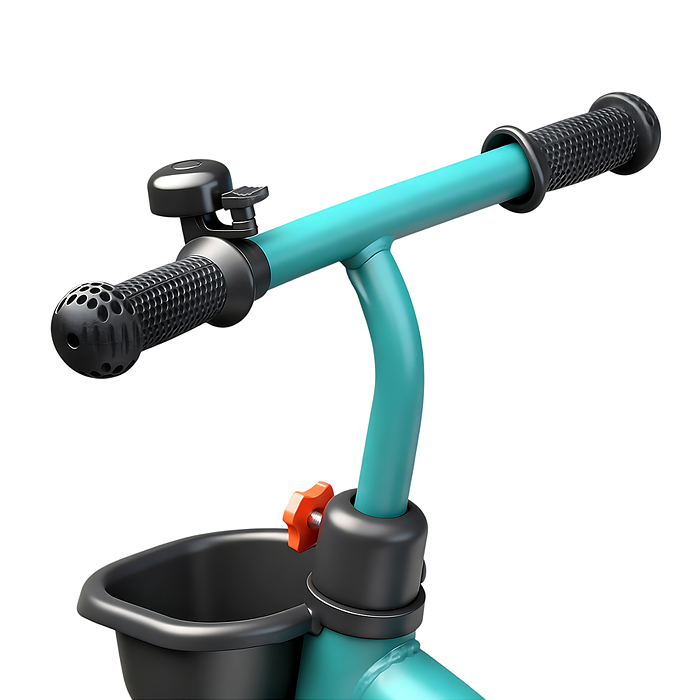 Велосипед трехколесный Rocket 2026, колеса EVA 10"/8", цвет зеленый