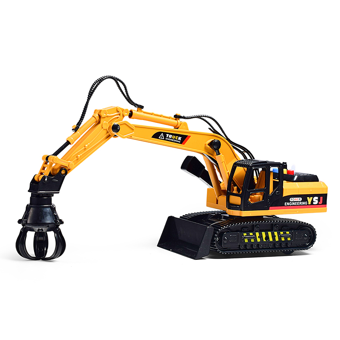 Экскаватор 8829-1 "Грейфер" (свет, звук) в коробке 