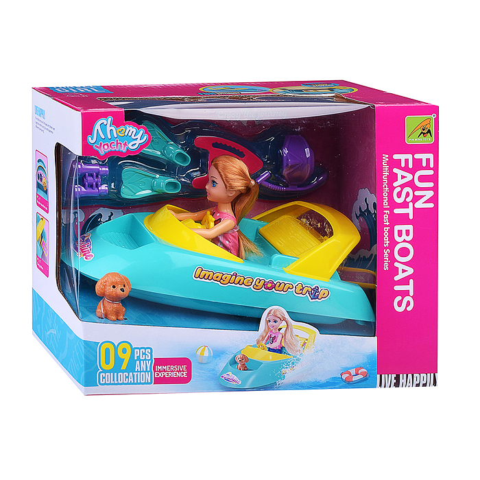 Фото к товару Катер 9045-8 "Искорка" в коробке Катер 9045-8 "Искорка" в коробке