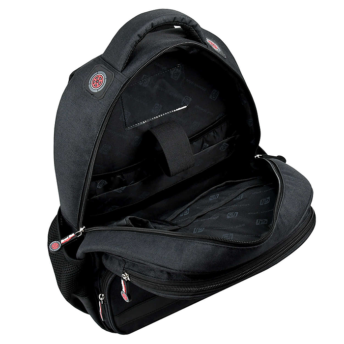 Рюкзак школьный "Городские гонки" 30х40х14 см, полиэстер, значки