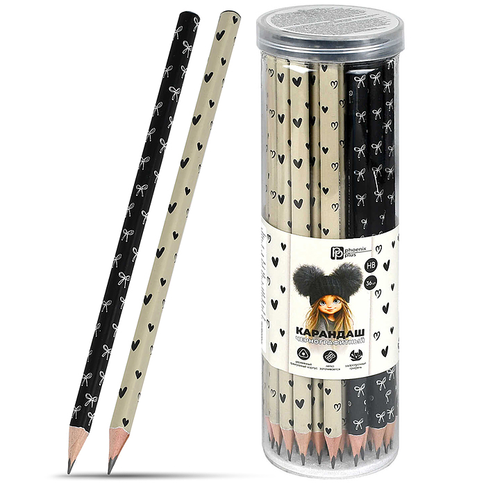Карандаш чернографитный "Кокеткор" HB