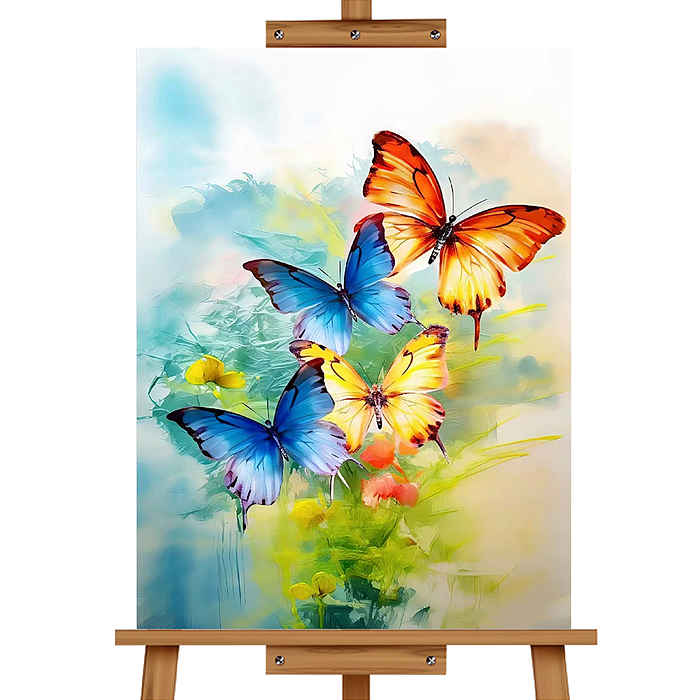 Набор для рисования MKR4030-103 "Картина по номерам 30*40 см. Цветные бабочки"