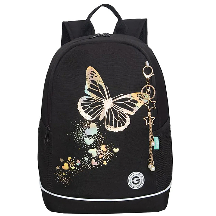 Рюкзак школьный с обвесом (/1 черный)