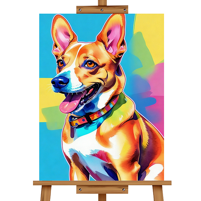 Набор для рисования MKR4030-112 "Картина по номерам 30*40 см. Корги"