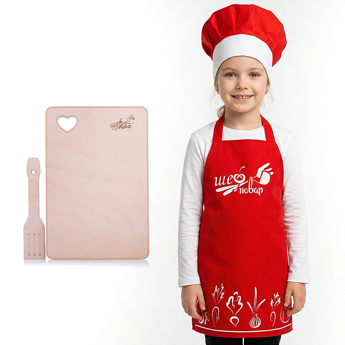 Набор "Шеф-повар" красный
