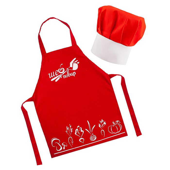 Набор "Шеф-повар" красный
