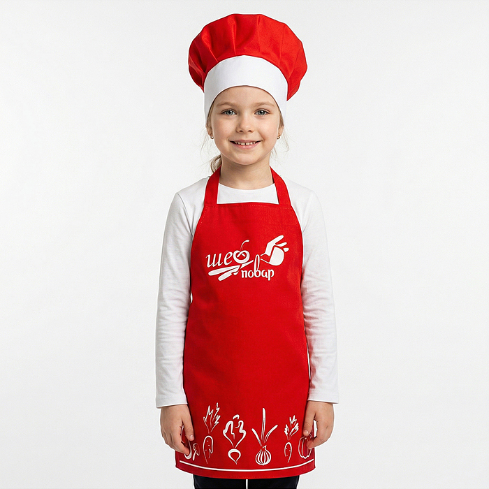 Набор "Шеф-повар" красный