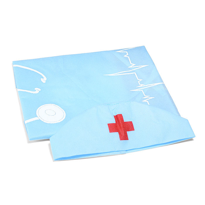 Набор "Медик" из 4 предметов (небесный)