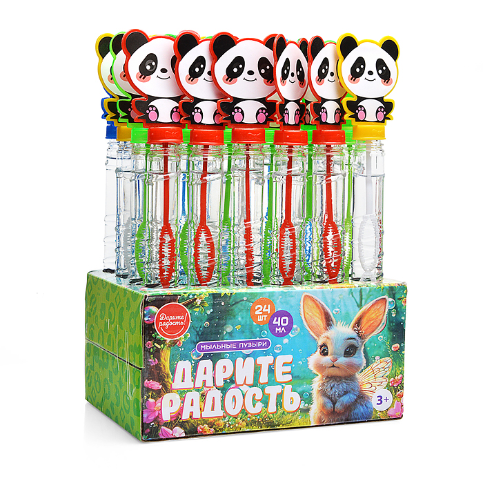 Мыльные пузыри UT0156-3 "Панда" 40 мл.
