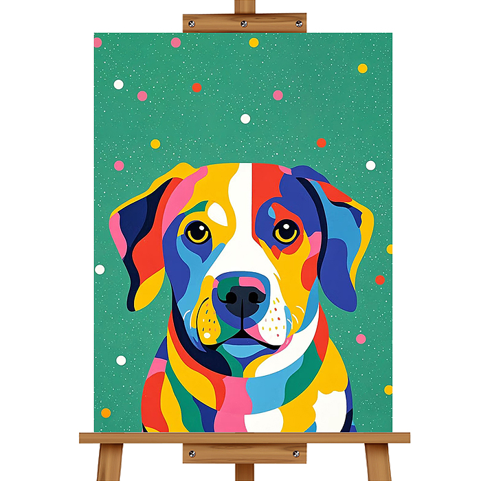 Набор для рисования MKR4030-114 "Картина по номерам 30*40 см. Собачка"