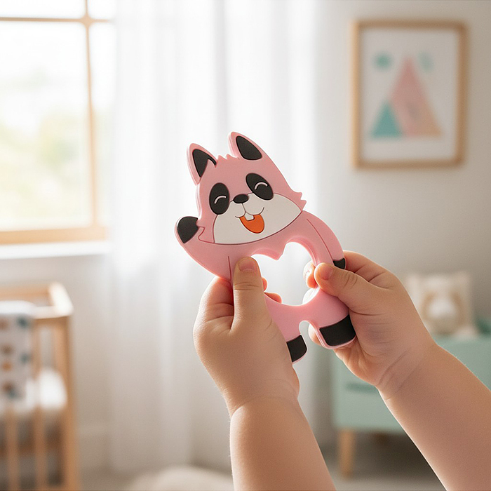 Игрушка -грызунок Y0228 "Енот"