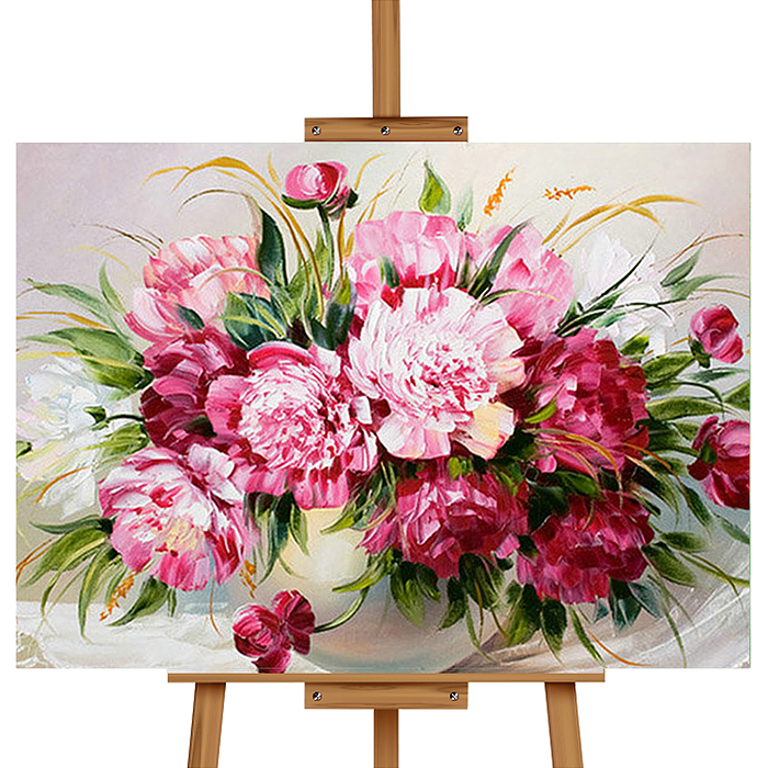 Набор для рисования MKR5040-23 "Картина по номерам 50х40 см. Букет цветов"