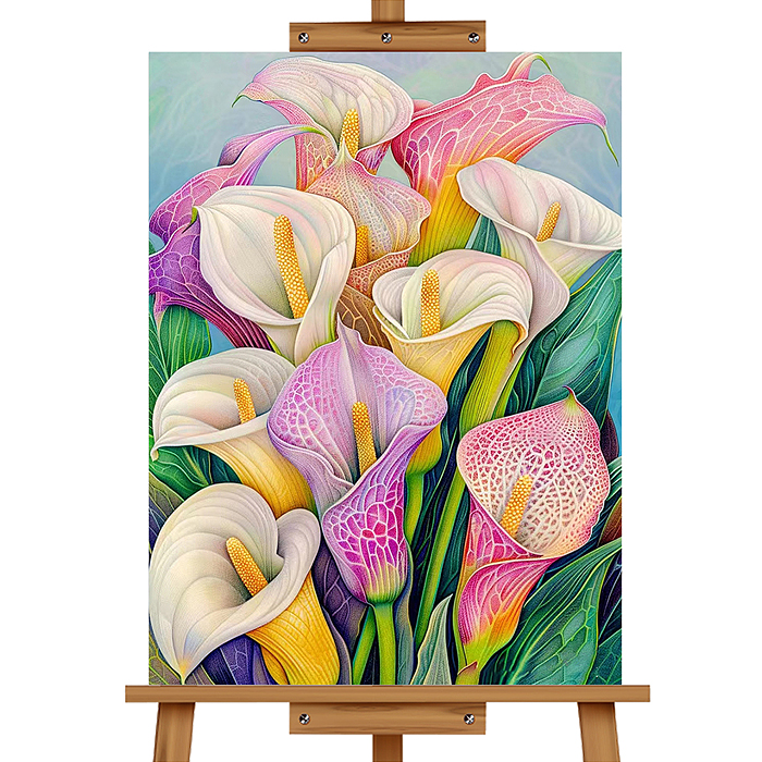 Набор для рисования MKR4030-102 "Картина по номерам 30*40 см. Букеты из калл"