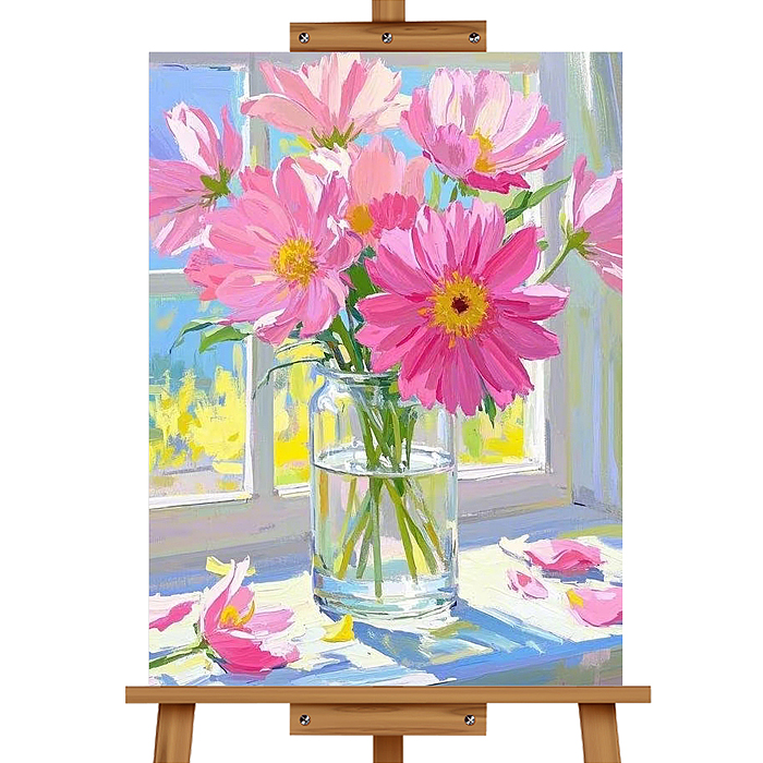 Набор для рисования MKR4030-101 "Картина по номерам 30*40 см. Цветы у окна"