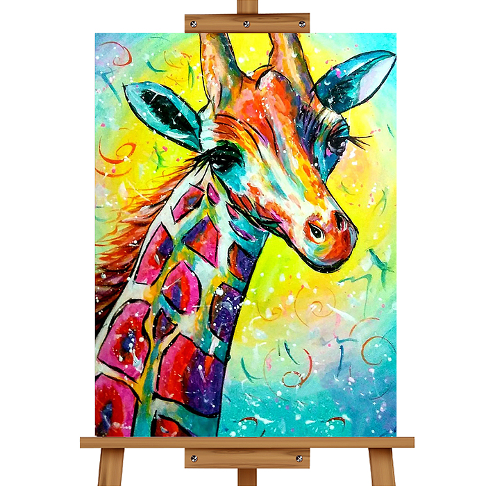 Набор для рисования MKR4030-113 "Картина по номерам 30*40 см. Жираф"