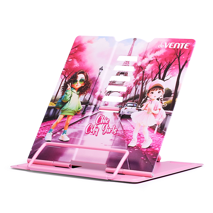Подставка для учебников и книг "Chic City Girls" 15,4x15,2 см, металлическая окрашенная