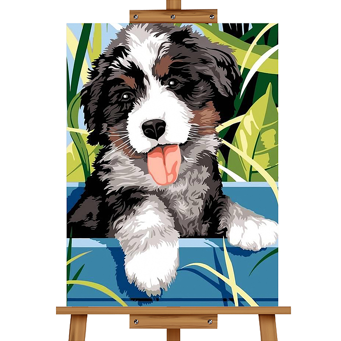 Набор для рисования MKR4030-111 "Картина по номерам 30*40 см. Пушистик"