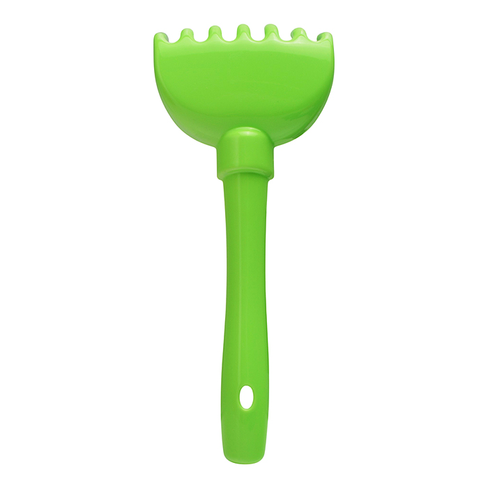 Набор №307: ведро-цветок среднее №3, ситечко-цветок среднее №3, лопатка №5, грабельки №5, формочки (