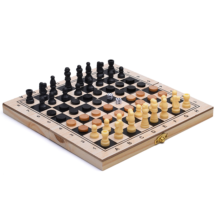 Игра 00-4475 3 в 1 "Шахматы, шашки, нарды"