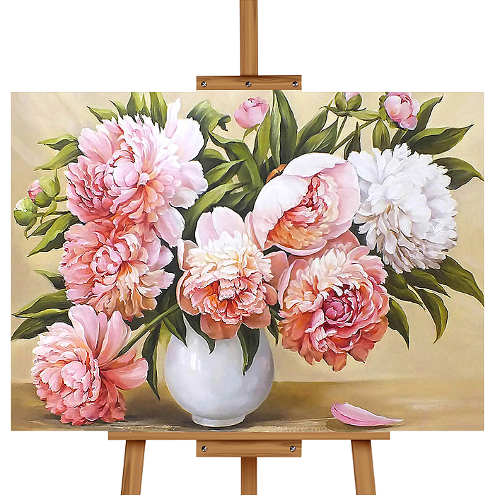 Набор для рисования MKR5040-104 "Картина по номерам 40*50 см. Цветы в вазе"