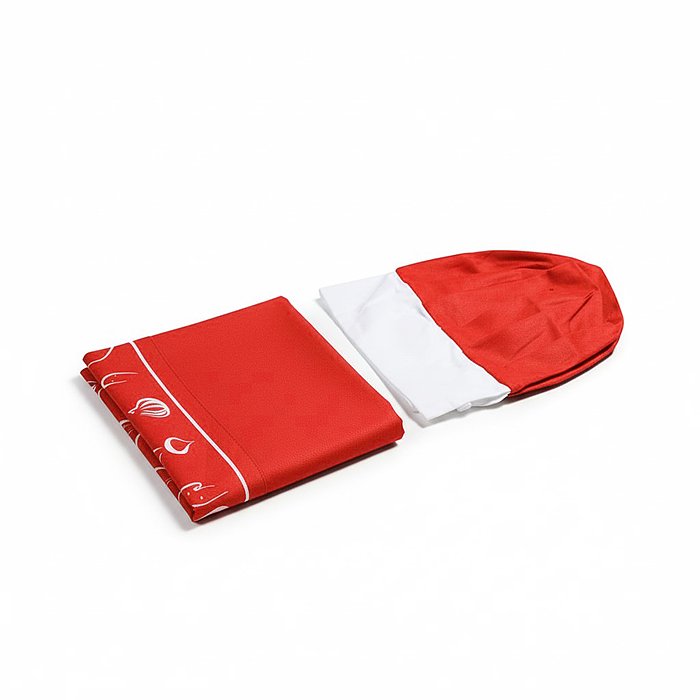 Набор "Шеф-повар" (фартук, колпак) красный