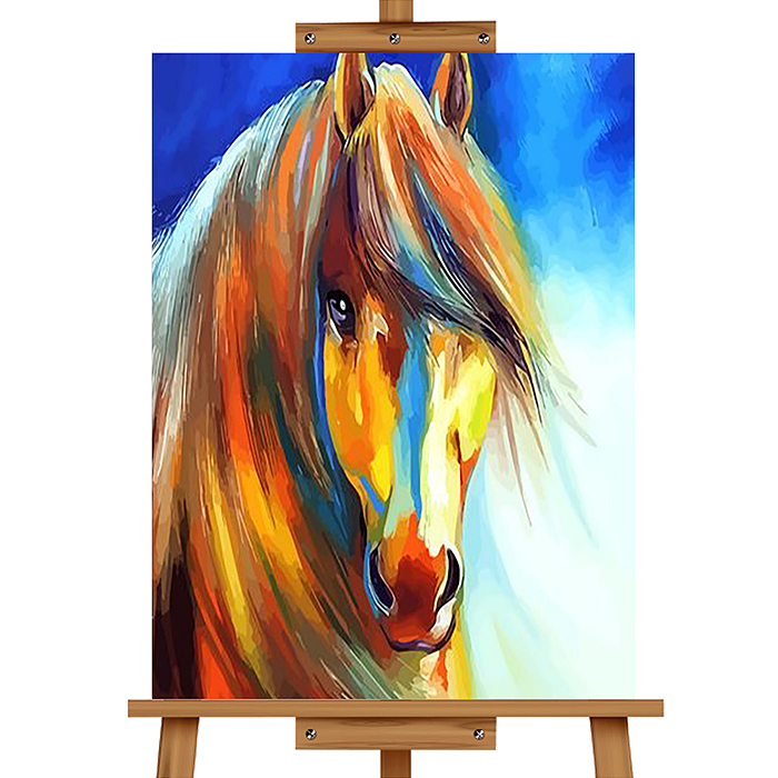 Набор для рисования MKR3020-111 "Картина по номерам 20*30 см. Лошадка"