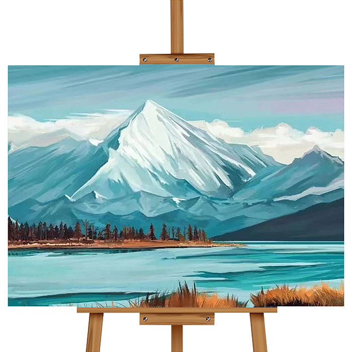 Набор для рисования MKR5040-90 "Картина по номерам 40*50 см. Горный пейзаж"