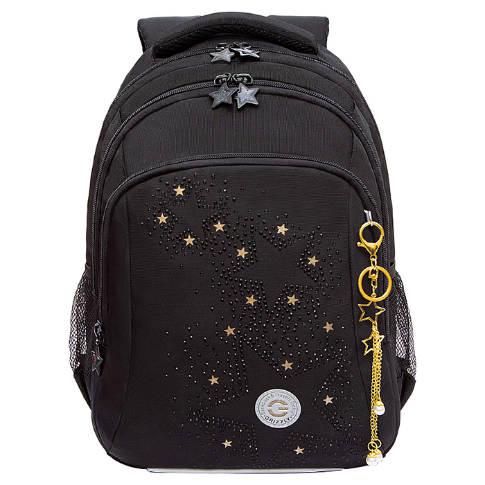 Рюкзак школьный с обвесом (/1 черный)